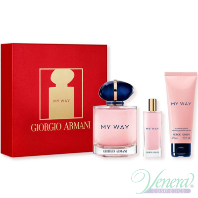 Armani My Way Set (EDP 50ml + EDP 15ml + BL 75ml) για γυναίκες Γυναικεία Σετ