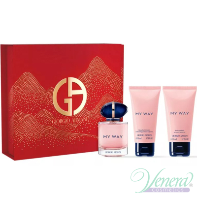 Armani My Way Set (EDP 50ml + BL 50ml + SG 50ml) για γυναίκες Γυναικεία Σετ