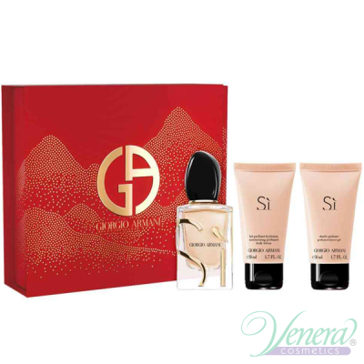 Armani Si Set (EDP 50ml + BL 50ml + SG 50ml) για γυναίκες Γυναικεία σετ