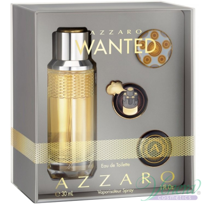 Azzaro Wanted Set (EDT 30ml + 3 Pins) για άνδρες Ανδρικά Σετ