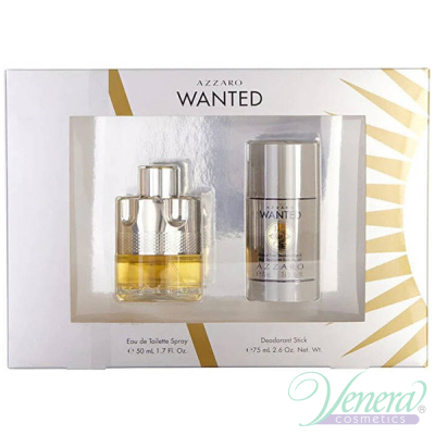 Azzaro Wanted Set (EDT 50ml + Deo Stick 75ml) για άνδρες Gift Sets