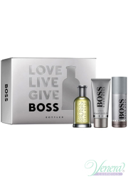 Boss Bottled Set (EDT 100ml + Deo Spray 150ml + SG 100ml) για άνδρες Ανδρικά Σετ