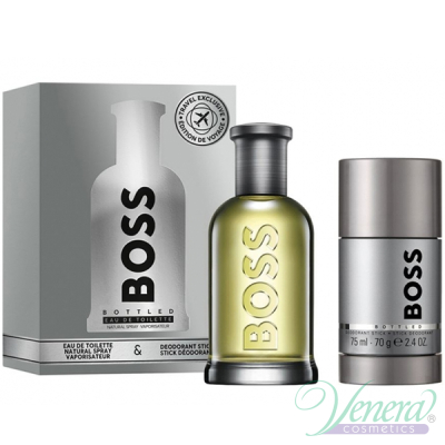 Boss Bottled Set (EDT 100ml + Deo Stick 75ml) για άνδρες Sets