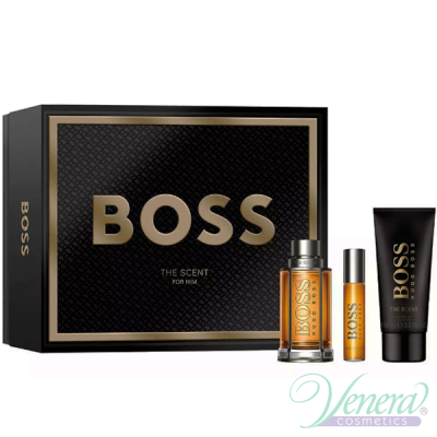 Boss The Scent Set (EDT 100ml + EDT 10ml + SG 100ml) για άνδρες Αρσενικά Σετ