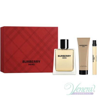 Burberry Hero Set (EDT 100ml + EDT 10ml + SG 75ml) για άνδρες Ανδρικά Σετ