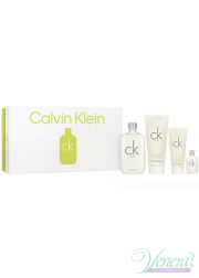 Calvin Klein CK One Set (EDT 200ml + EDT 15ml + BL 100ml + SG 200ml) για άνδρες και Γυναικες Sets