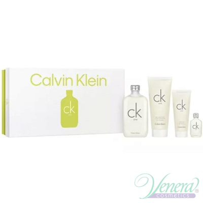 Calvin Klein CK One Set (EDT 200ml + EDT 15ml + BL 100ml + SG 200ml) για άνδρες και Γυναικες Sets