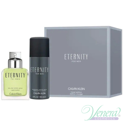 Calvin Klein Eternity Set (EDT 100ml + Deo Spray 150ml) για άνδρες Ανδρικά Σετ