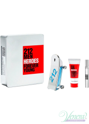 Carolina Herrera 212 Heroes Set (EDT 90ml + EDT 10ml + SG 100ml) για άνδρες Αρσενικά Αρώματα Χωρίς Συσκευασία