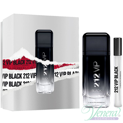 Carolina Herrera 212 VIP Black Set (EDP 100ml + EDP 10ml) για άνδρες Men's Gift sets