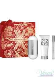 Carolina Herrera 212 Set (EDT 100ml + BL 100ml + EDT 10ml) για γυναίκες Γυναικεία Σετ