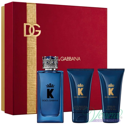 Dolce&Gabbana K by Dolce&Gabbana Eau de Parfum Set (EDP 100ml + ASB 50ml + SG 50ml) για άνδρες Ανδρικά Σετ