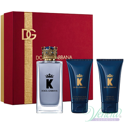 Dolce&Gabbana K by Dolce&Gabbana Set (EDT 100ml + AS Balm 50ml + SG 50ml)  για άνδρες Ανδρικά Αρώματα