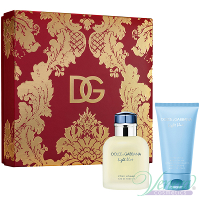 Dolce&Gabbana Light Blue Set (EDT 75ml + Body Cream 50ml) για άνδρες Αρσενικά Σετ