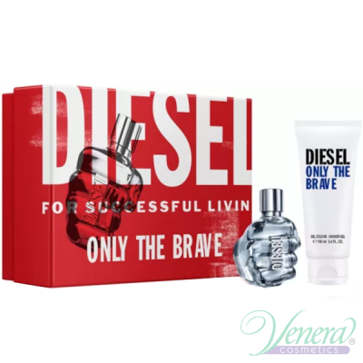 Diesel Only The Brave Set (EDT 50ml + SG 100ml) για άνδρες Αρσενικά Σετ