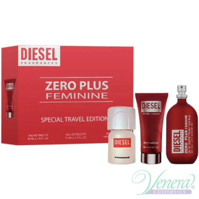 Diesel Zero Plus Set (EDT 75ml + BL 100ml + Plus Plus EDT 30ml) για γυναίκες Γυναικεία αρώματα