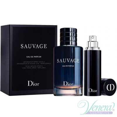 Dior Sauvage Eau de Parfum Set (EDP 100ml + EDP 10ml) για άνδρες Ανδρικά Σετ