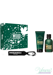 Dsquared2 Green Wood Set (EDT 100ml + SG 100ml + Key Ring) για άνδρες Ανδρικά Σετ