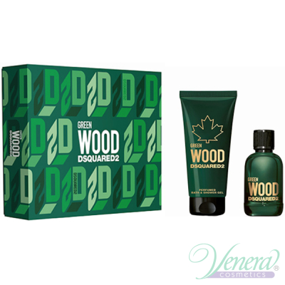 Dsquared2 Green Wood Set (EDT 100ml + SG 150ml) για άνδρες Ανδρικά Σετ