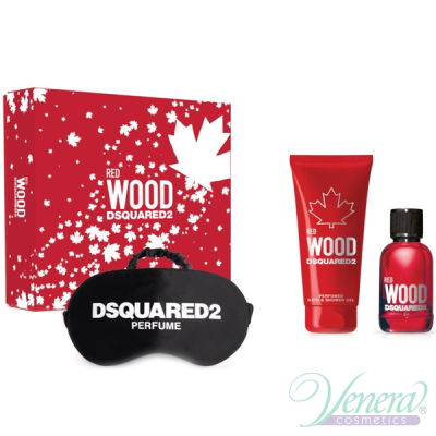 Dsquared2 Red Wood Set (EDT 50ml + SG 100ml + Night Mask) για γυναίκες Γυναικεία Σετ