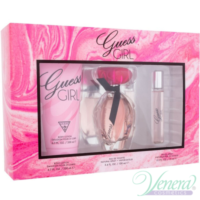 Guess Girl Set (EDT 100ml + BL 200ml + EDT 15ml) για γυναίκες Γυναικεία Σετ