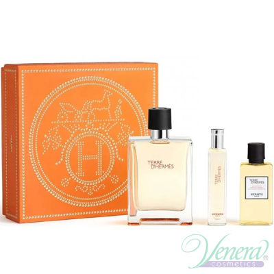 Hermes Terre D'Hermes Set (EDT 100ml + EDT 15ml + Hair & Body Shower Gel 40ml) για άνδρες Αρσενικά Σετ