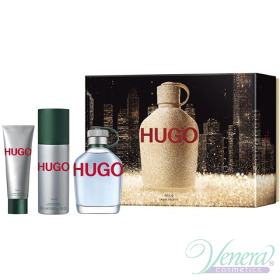 Hugo Boss Hugo Set (EDT 125ml + Deo Spray 150ml + SG 50ml) για άνδρες Ανδρικά Σετ