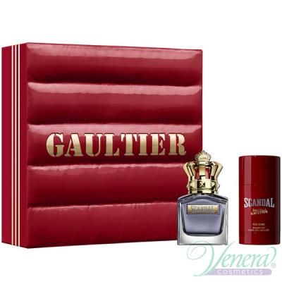 Jean Paul Gaultier Scandal Pour Homme Set (EDT 50ml + Deo Stick 75ml) για άνδρες Ανδρικά Σετ