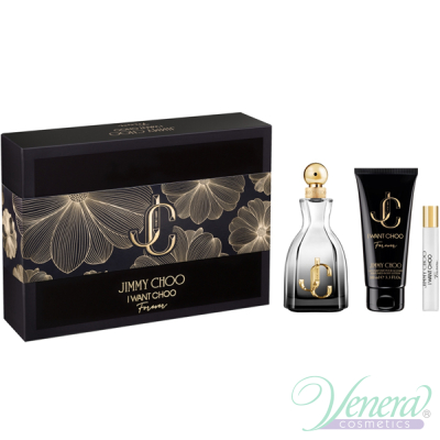 Jimmy Choo I Want Choo Forever Set (EDP 100ml + EDP 7.5ml + BL 100ml) για γυναίκες Γυναικεία Σετ