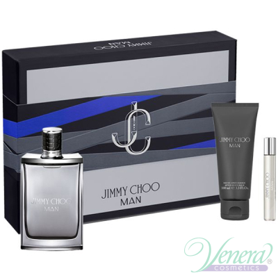 Jimmy Choo Man Set (EDT 100ml + EDT 7.5ml +SG 100ml) για άνδρες Αρσενικά Σετ