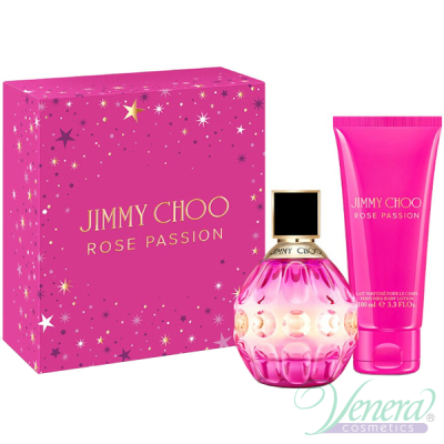 Jimmy Choo Rose Passion Set (EDP 60ml + BL 100ml) για γυναίκες Γυναικεία σετ