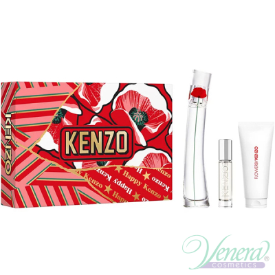 Kenzo Flower by Kenzo Set (EDP 50ml + EDP 10ml + BM 75ml) για γυναίκες Γυναικεία σετ