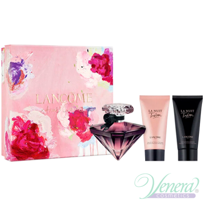 Lancome La Nuit Tresor Set (EDP 50ml + BL 50ml + SG 50ml) για γυναίκες Γυναικεία Σετ