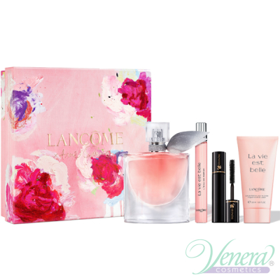Lancome La Vie Est Belle Set (EDP 50ml + EDP 10ml + BL 50ml + Mascara 2ml) για γυναίκες Γυναικεία σετ