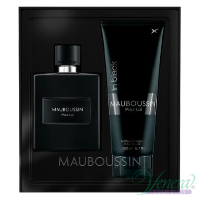 Mauboussin Pour Lui in Black Set (EDP 100ml + SG 200ml) για άνδρες Αρσενικά Σετ