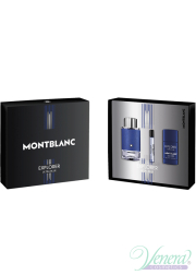 Montblanc Explorer Ultra Blue Set (EDP 100ml + Deo Stick 75ml + EDP 7.5ml) για άνδρες Αρσενικά Σετ