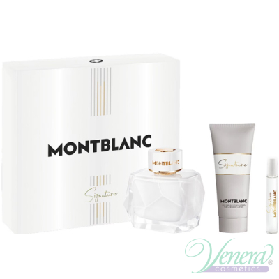Mont Blanc Signature Set (EDP 90ml + EDP 7.5ml + BL 100ml) για γυναίκες Γυναικεία Σετ