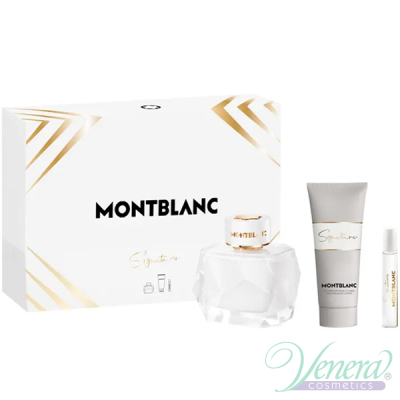 Mont Blanc Signature Set (EDP 90ml + EDP 7.5ml + BL 100ml) για γυναίκες Γυναικεία Σετ