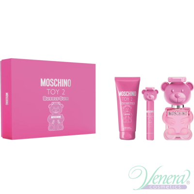 Moschino Toy 2 Bubble Gum Set (EDT 100ml + EDT 10ml + BL 100ml) για γυναίκες Γυναικεία Σετ