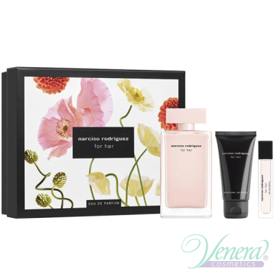 Narciso Rodriguez for Her Set (EDP 100ml + EDP 10ml + BL 50ml) για γυναίκες Γυναικεία σετ