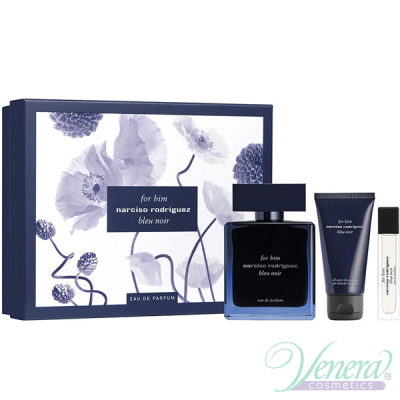 Narciso Rodriguez for Him Bleu Noir Eau de Parfum Set (EDP 100ml + EDP 10ml + SG 50ml) για άνδρες Ανδρικά Σετ 