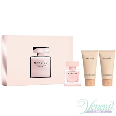 Narciso Rodriguez Cristal Set (EDP 50ml + BL 50ml + SG 50ml) για γυναίκες Γυναικεία σετ