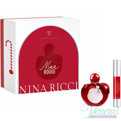 Nina Ricci Nina Rouge Set (EDT 50ml + Lipstick) για γυναίκες Γυναικεία Σετ