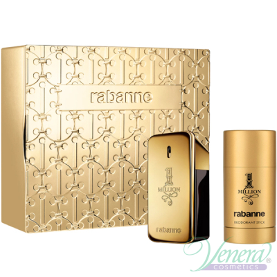 Paco Rabanne 1 Million Set (EDT 50ml + Deo Stick 75ml) για άνδρες Ανδρικά Σετ