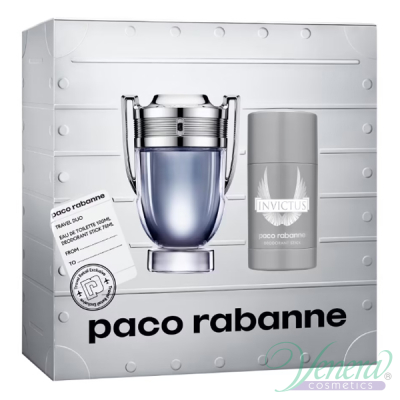 Paco Rabanne Invictus Set (EDT 100ml + Deo Stick 75ml) για άνδρες Αρσενικά Σετ