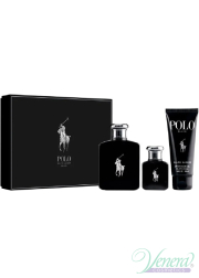 Ralph Lauren Polo Black Set (EDT 125ml + EDT 40ml + H&B Wash 100ml) για άνδρες Αρσενικά Σετ