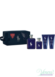 Ralph Lauren Polo Blue Set (EDT 125ml + EDT 40ml + H&B Wash 50ml + AS Balm 50ml) για άνδρες Αρσενικά Σετ