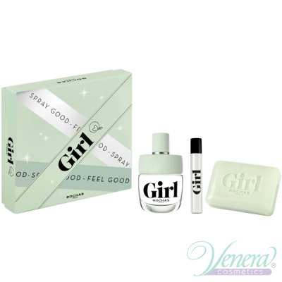 Rochas Girl Set (EDT 60ml + EDT 7.5ml + Soap 75g) για γυναίκες Γυναικεία σετ