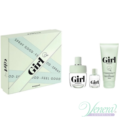 Rochas Girl Set (EDT 100ml + EDT 4.5ml + Body Wash 100ml) για γυναίκες Γυναικεία σετ