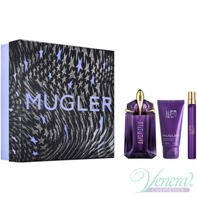 Thierry Mugler Alien Set (EDP 60ml + EDP 10ml + SG 50ml) για γυναίκες Γυναικεία σετ